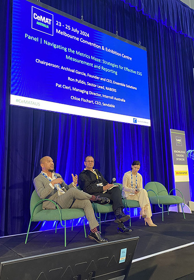 Images of breakout sessions at the 2024 NABERS + CBD Conference in June 2024