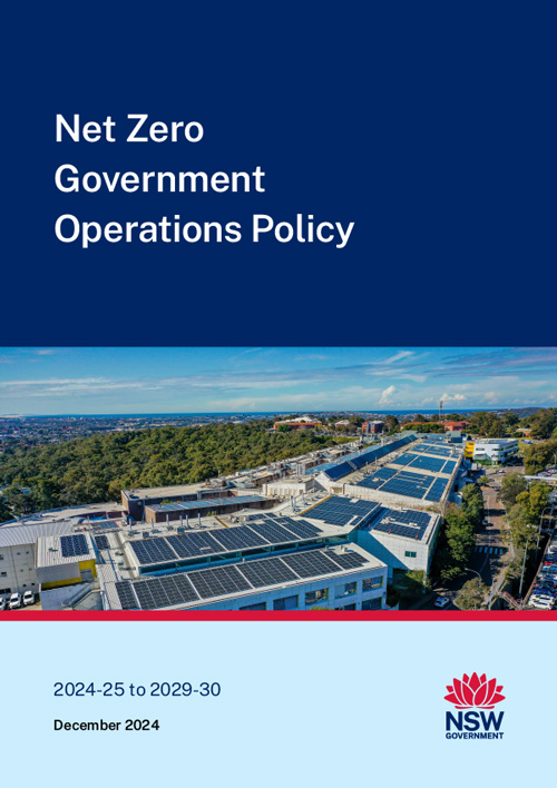 Net Zero Government Operations Policy 2024-25 to 2029-30 NSW